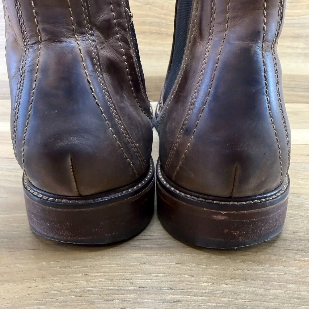 Cole Haan Warner Grand Chelsea Boots Mens 11 M Brown Leather Business Casual